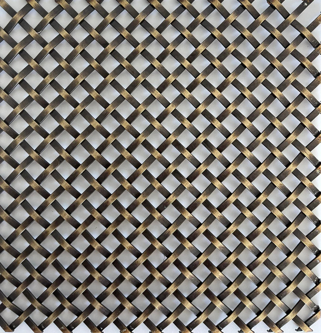 Wire Mesh Antique Brass "TAB" Creative Grille Mesh