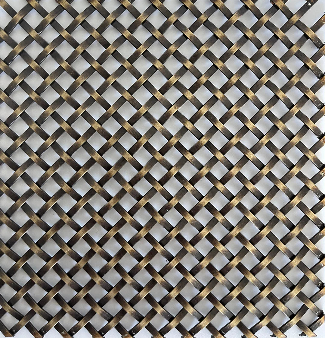 Wire Mesh Antique Brass "TAB" Creative Grille Mesh