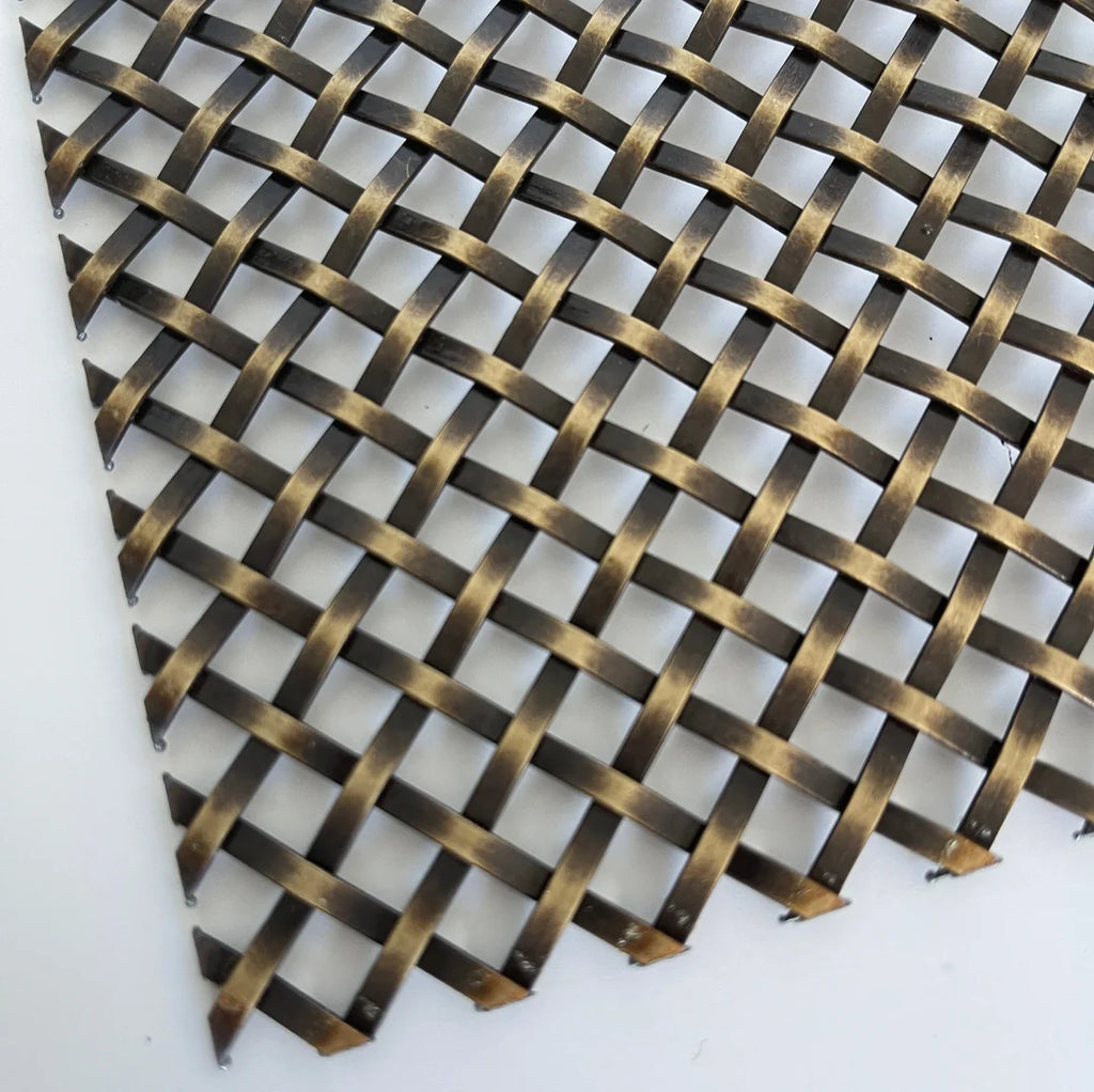 Wire Mesh Antique Brass "TAB" Creative Grille Mesh