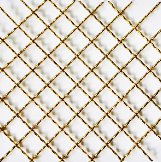 Wire Mesh Brass "MB" Creative Grille Mesh