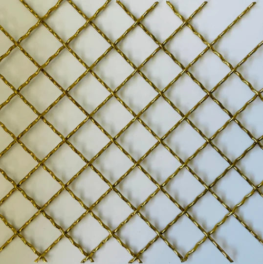 Wire Mesh Brass "MB" Creative Grille Mesh