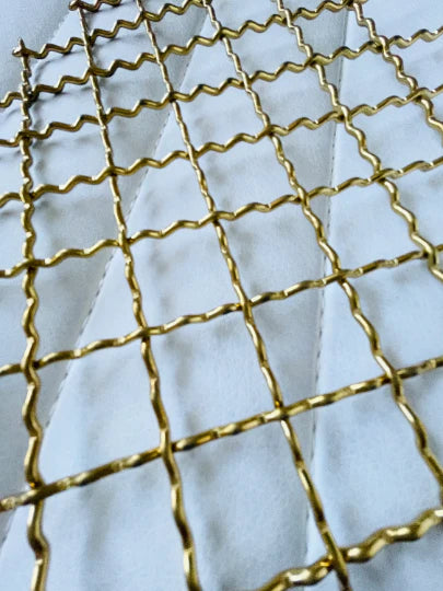 Wire Mesh Brass "MB" Creative Grille Mesh