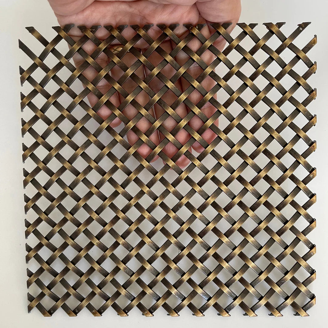 Wire Mesh Antique Brass "TAB" Creative Grille Mesh
