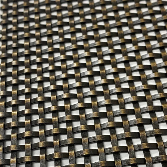 Wire Mesh Antique Brass "FAB" Creative Grille Mesh