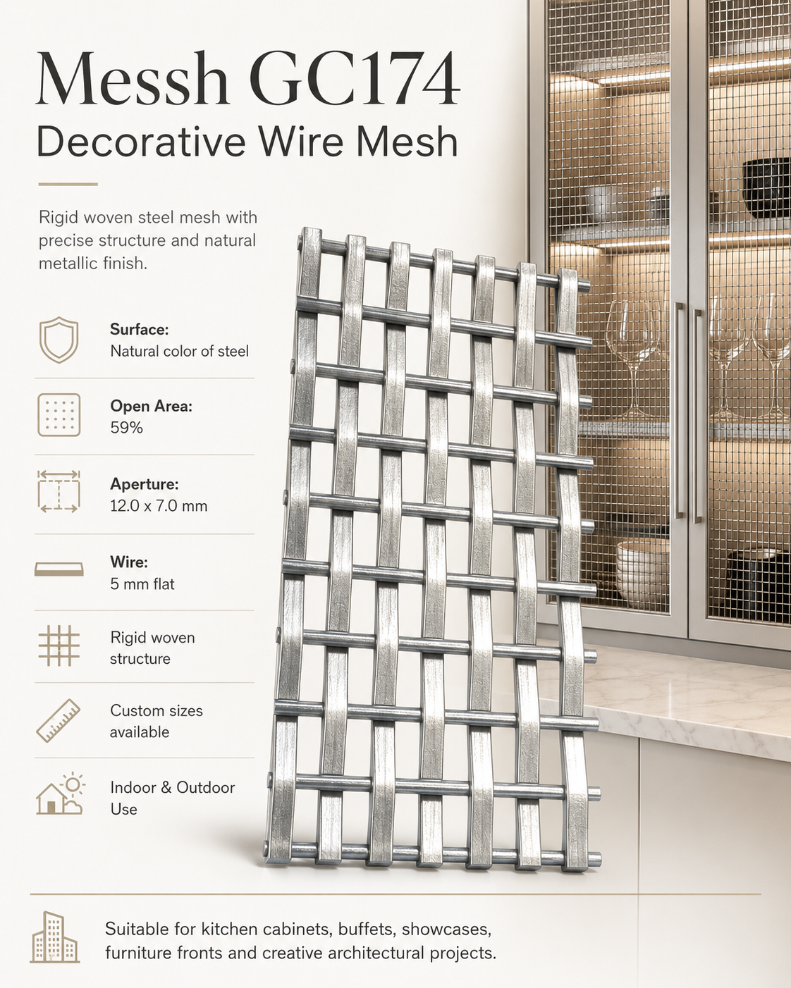 Messh GC174 – Decorative Wire Mesh