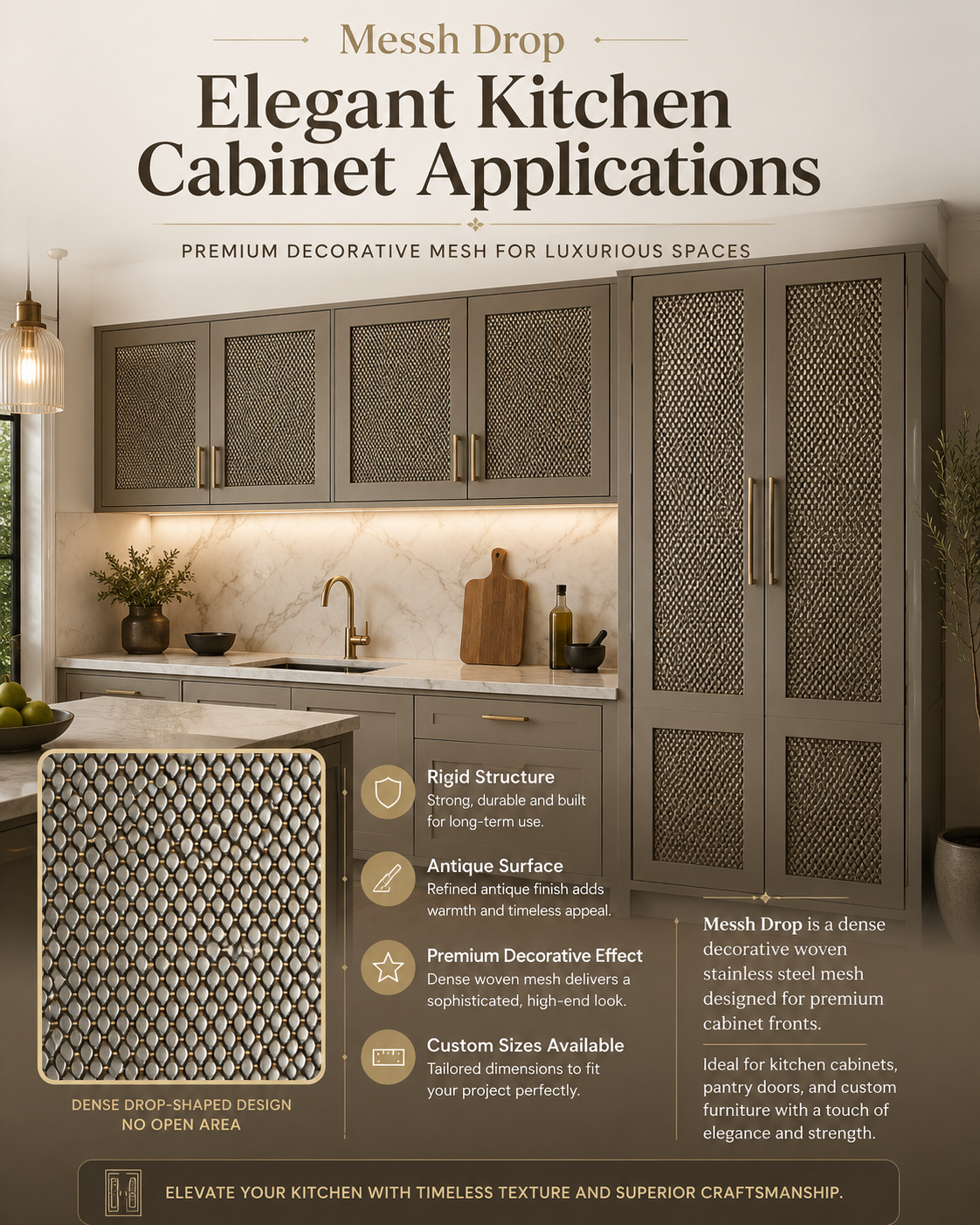 Messh Drop – Decorative Wire Mesh