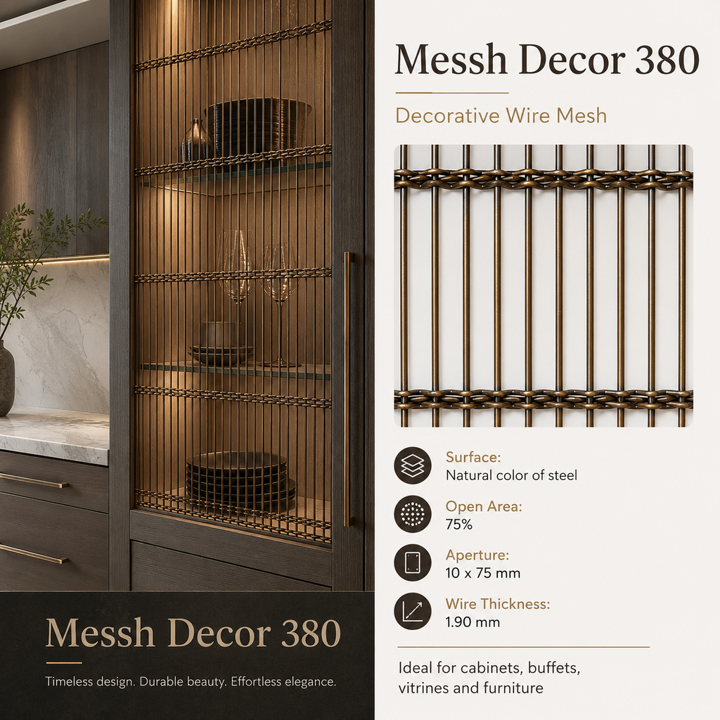 Messh Decor 380 – Decorative Wire Mesh