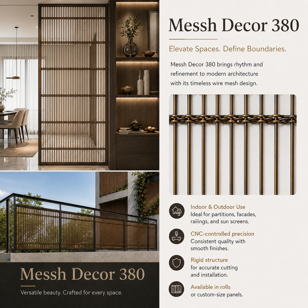 Messh Decor 380 – Decorative Wire Mesh