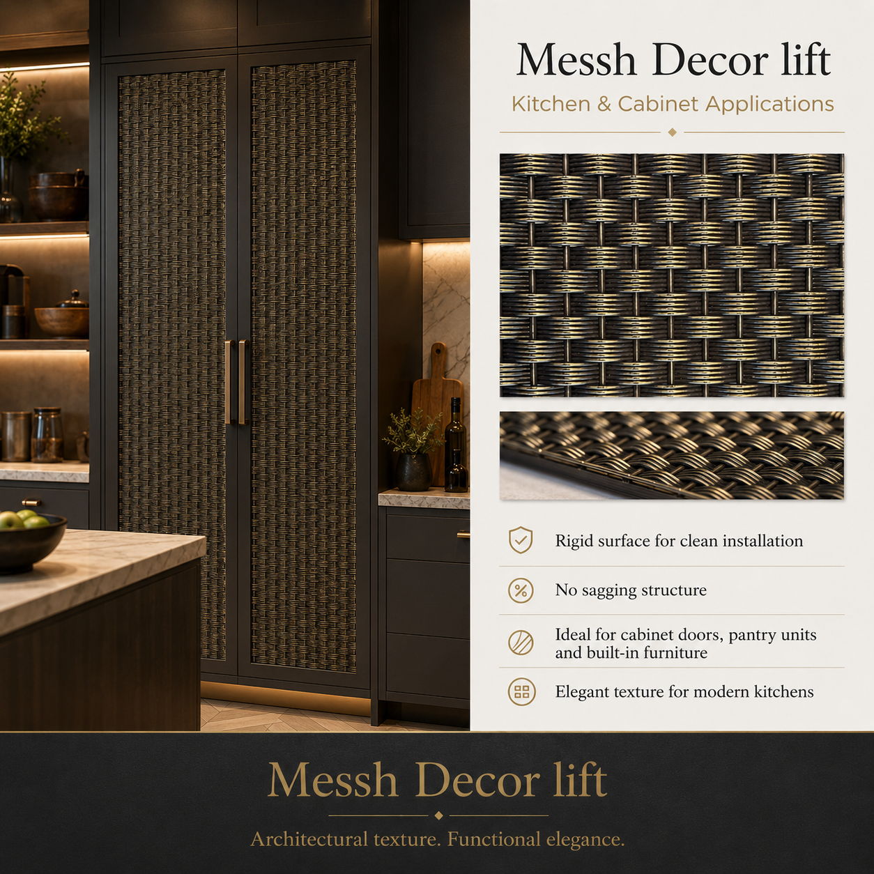 Messh Decor Lift – Decorative Wire Mesh