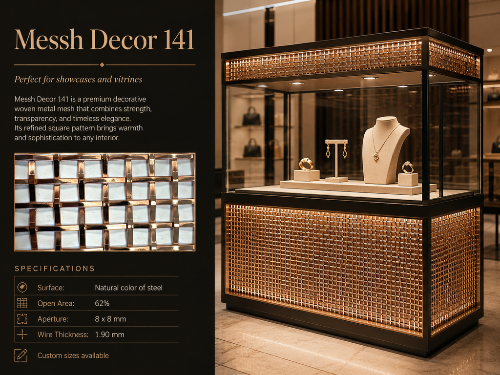 Messh Decor 141 – Decorative Woven Metal Mesh