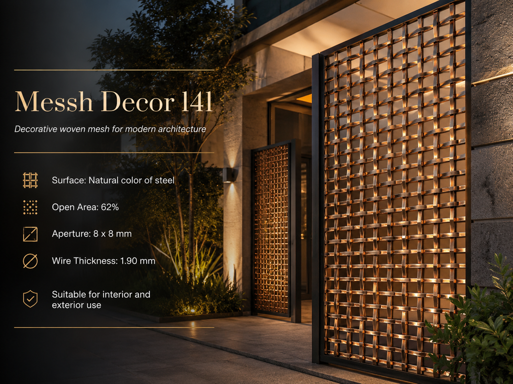 Messh Decor 141 – Decorative Woven Metal Mesh