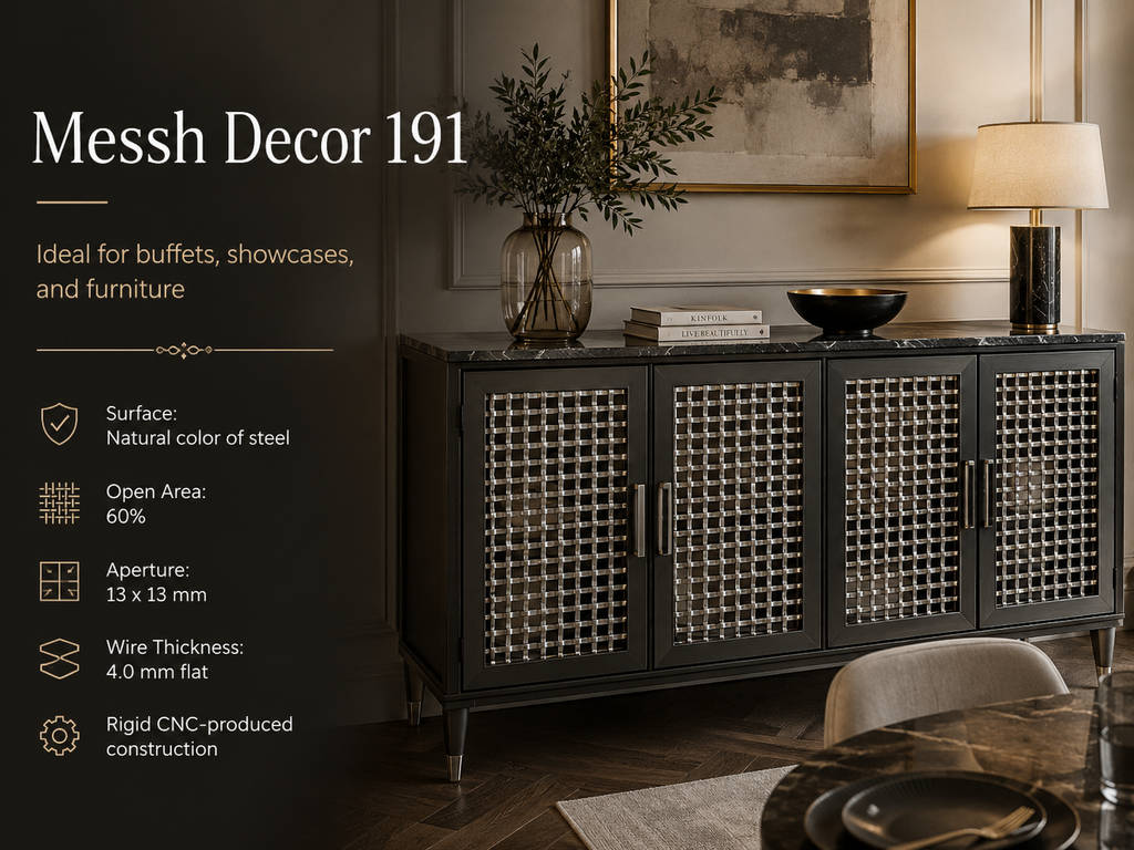 Messh Decor 191 – Decorative Woven Metal Mesh