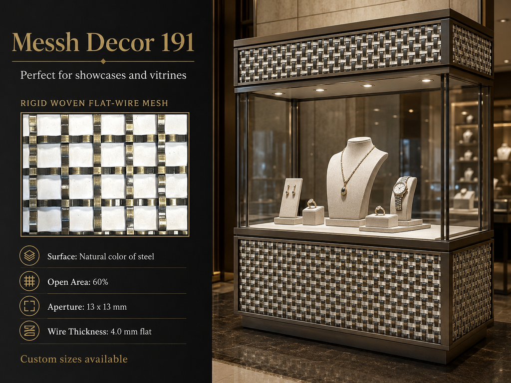 Messh Decor 191 – Decorative Woven Metal Mesh