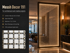 Messh Decor 191 – Decorative Woven Metal Mesh