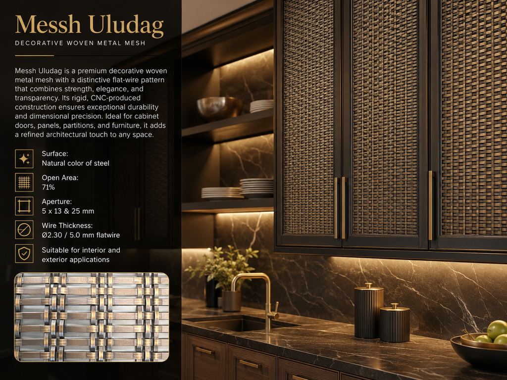 Messh Uludag – Decorative Woven Flat-Wire Metal Mesh