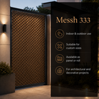 Messh 333 – Decorative Woven Flat-Wire Metal Mesh