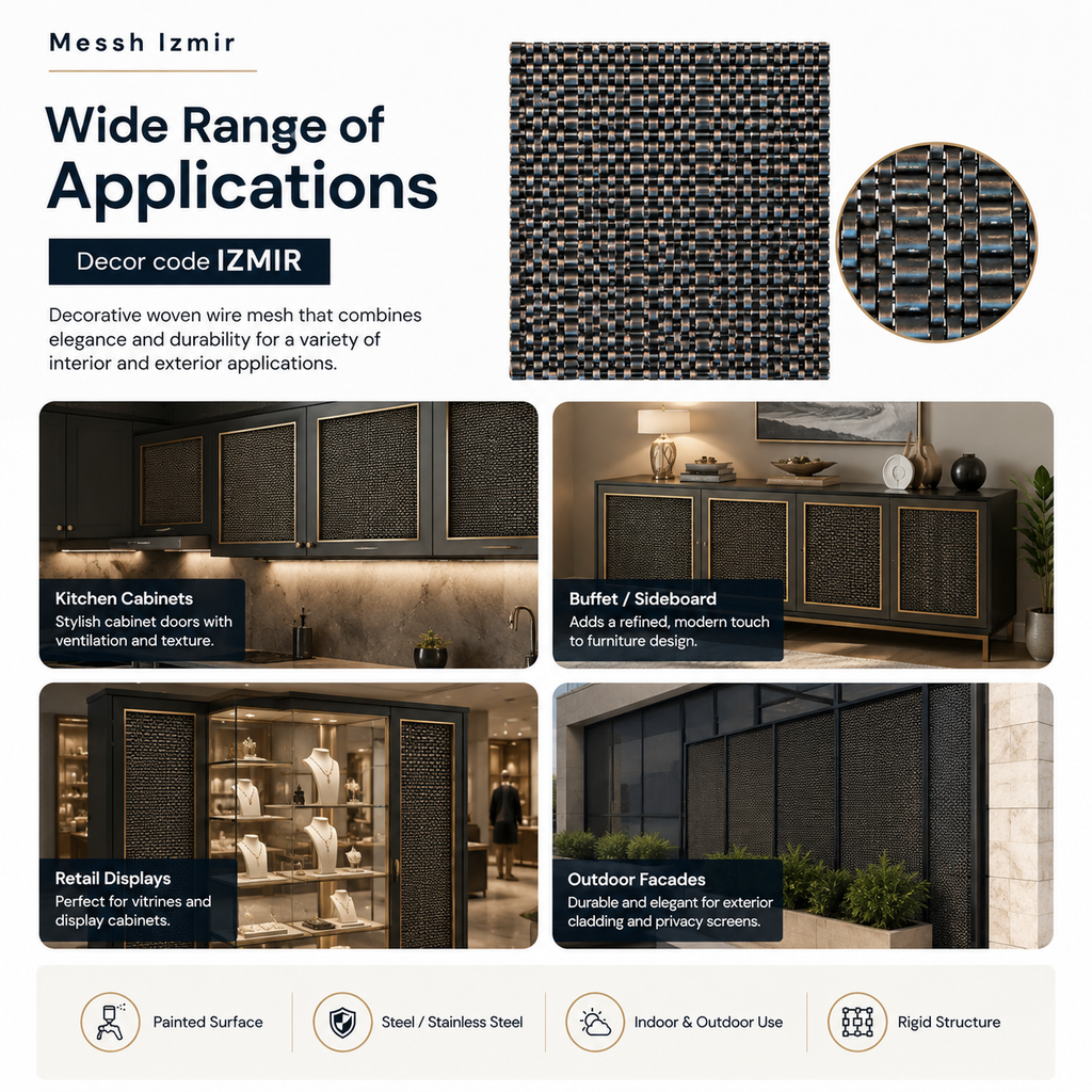 Messh İzmir – IZMIR Decorative Woven Wire Mesh