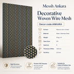 Messh Ankara – ANKARA Decorative Woven Wire Mesh