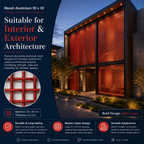 Messh Aluminium 30x30 – Decorative Aluminium Wire Mesh