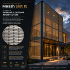 Messh Slot 15 – Decorative Slot Wire Mesh