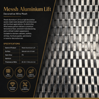 Messh Aluminium Lift – Decorative Wire Mesh