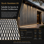 Messh Aluminium Lift – Decorative Wire Mesh