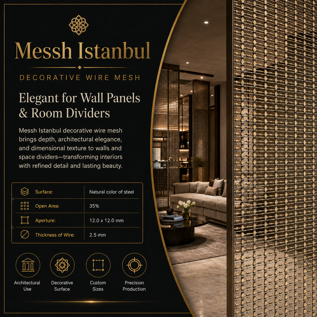 Messh Istanbul – Decorative Wire Mesh