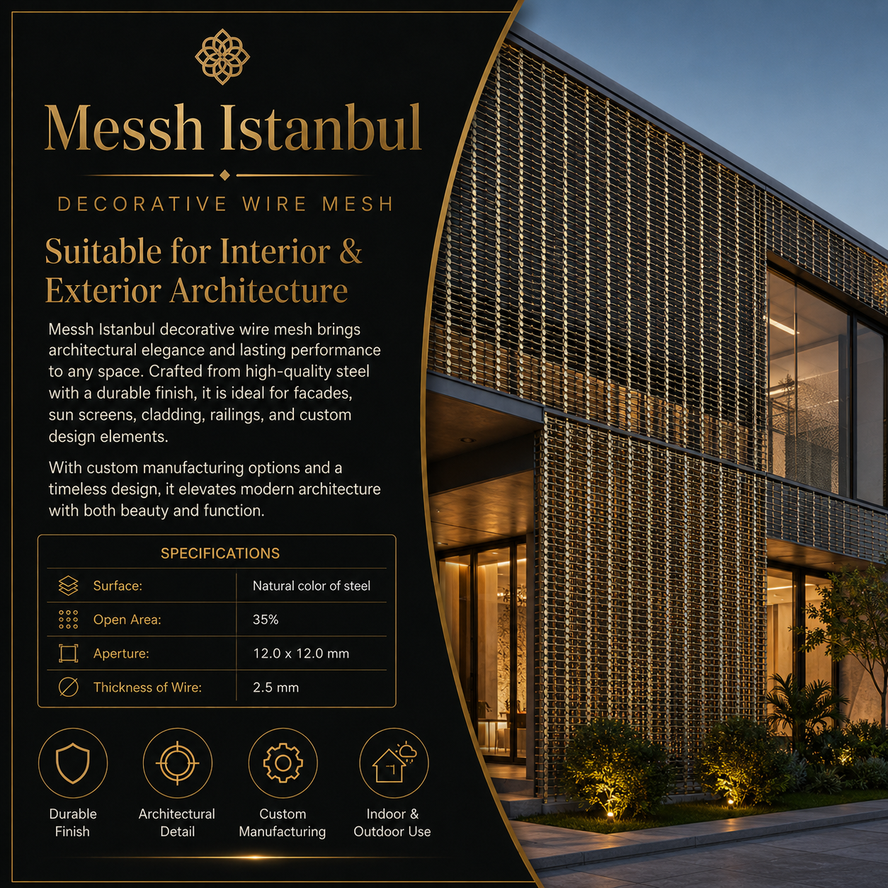 Messh Istanbul – Decorative Wire Mesh