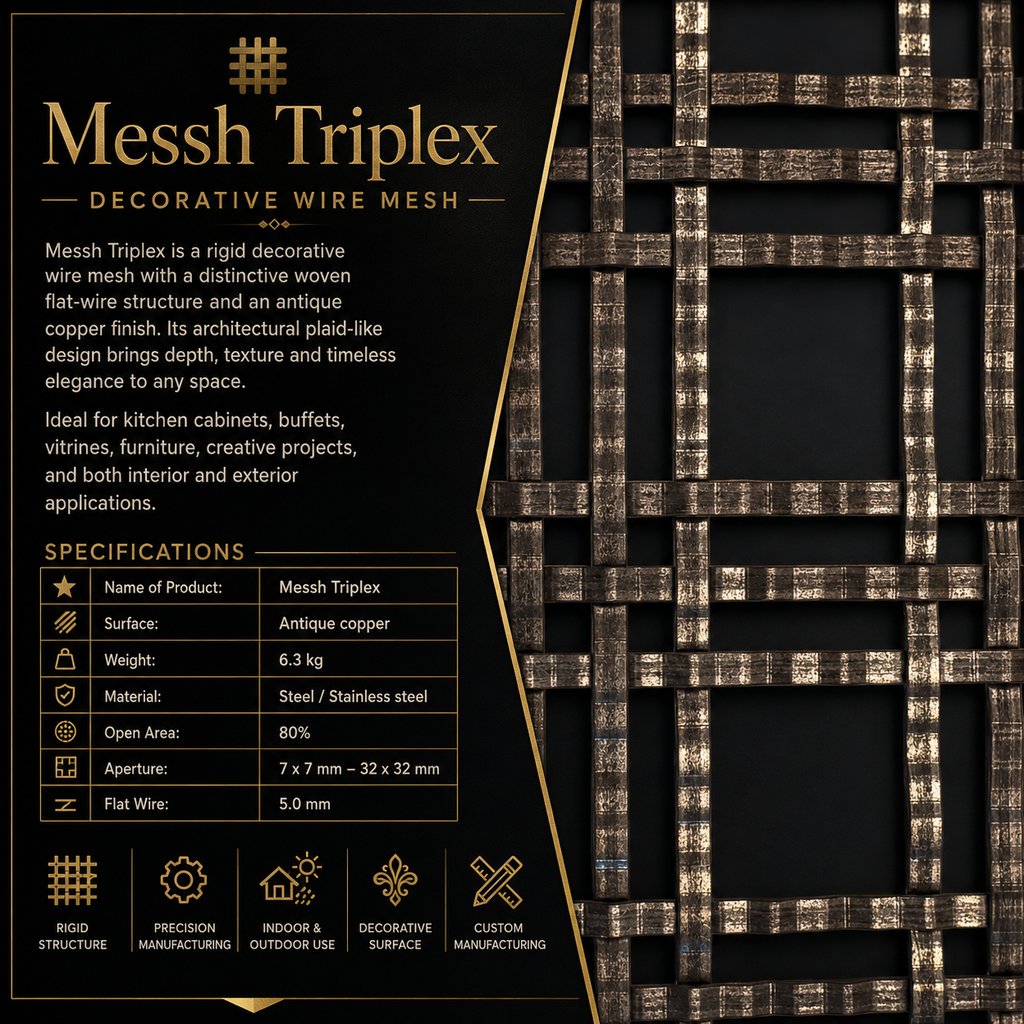 Messh Triplex – Decorative Wire Mesh