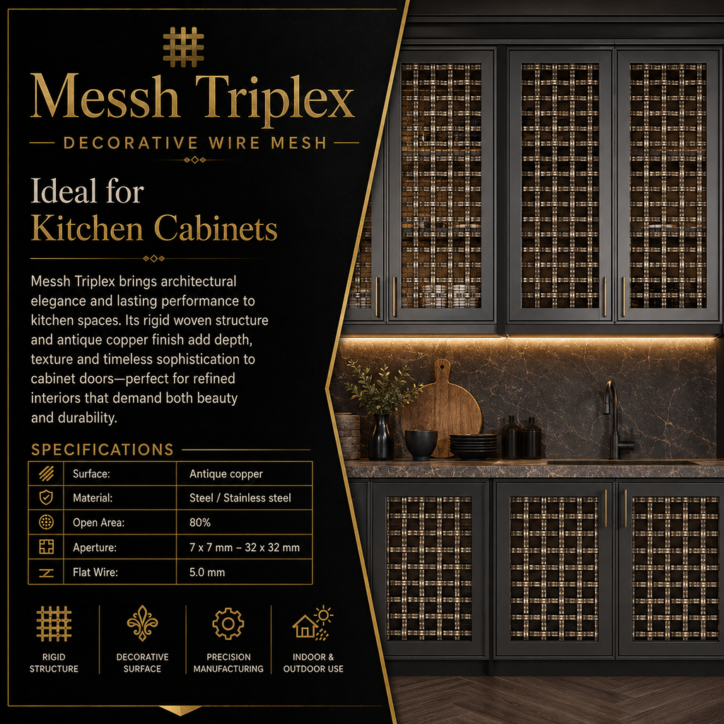 Messh Triplex – Decorative Wire Mesh