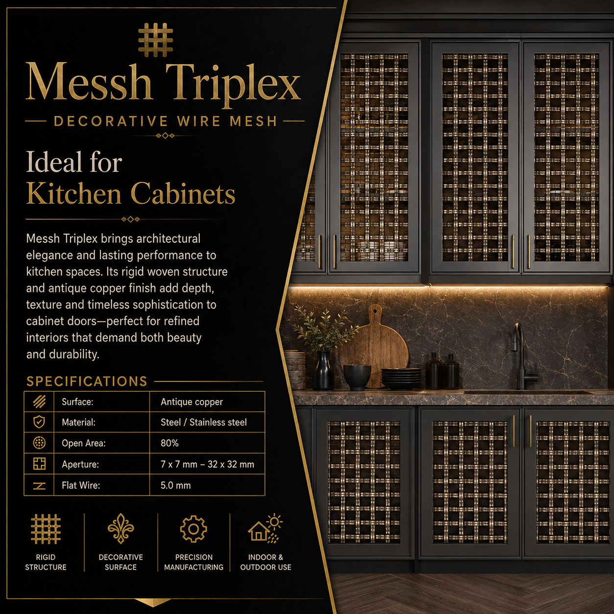 Messh Triplex – Decorative Wire Mesh