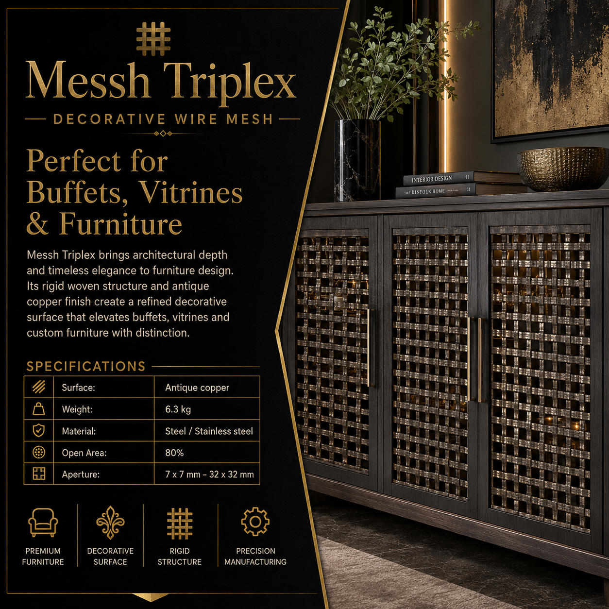 Messh Triplex – Decorative Wire Mesh