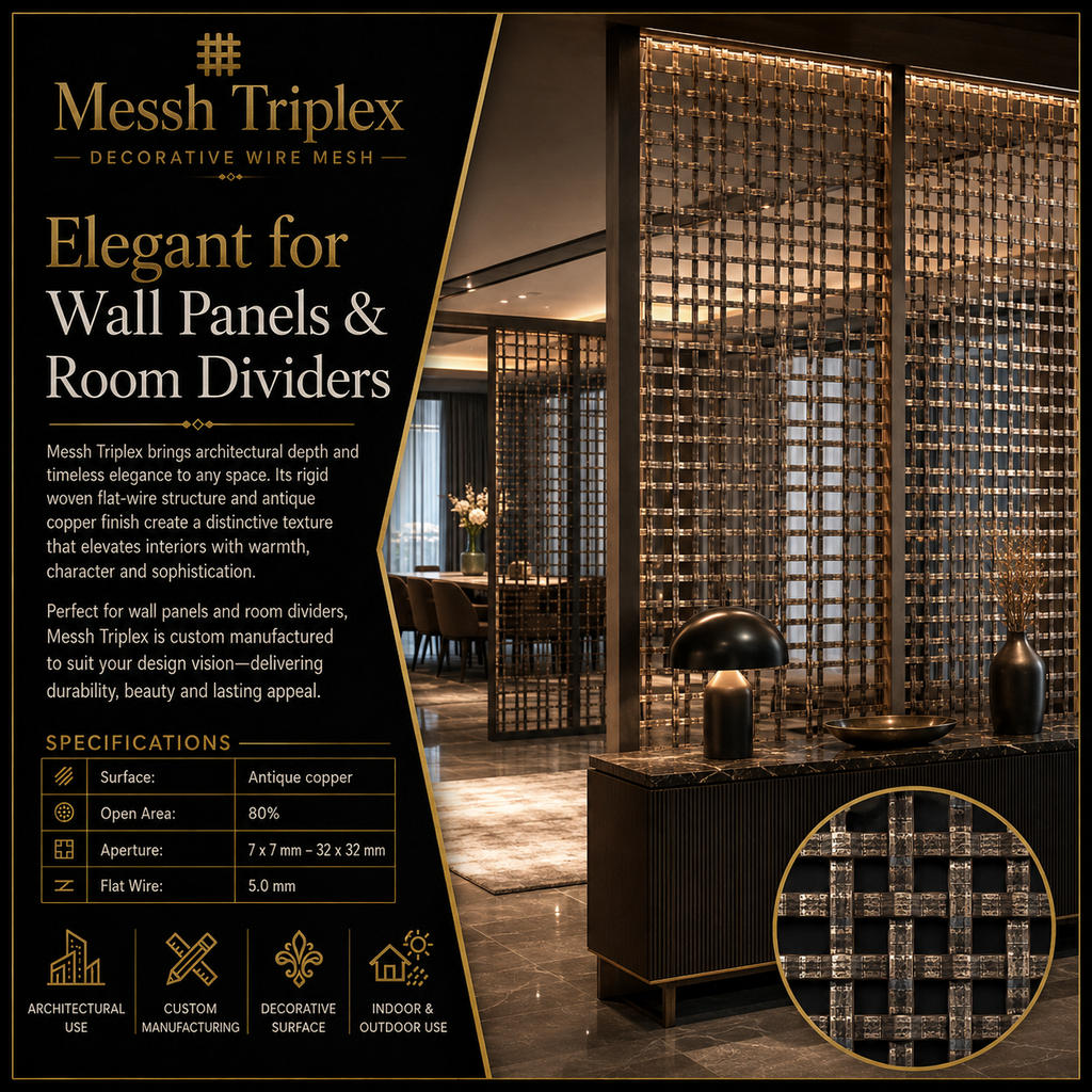 Messh Triplex – Decorative Wire Mesh