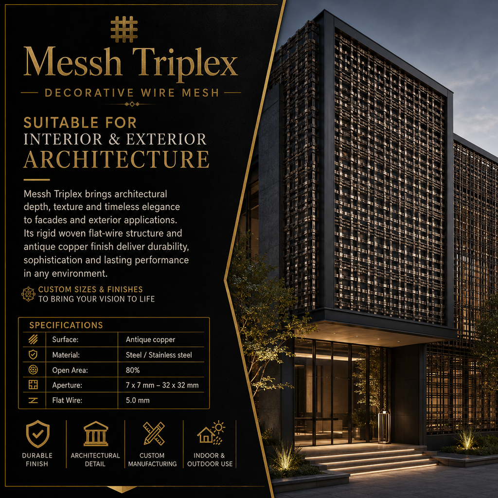 Messh Triplex – Decorative Wire Mesh