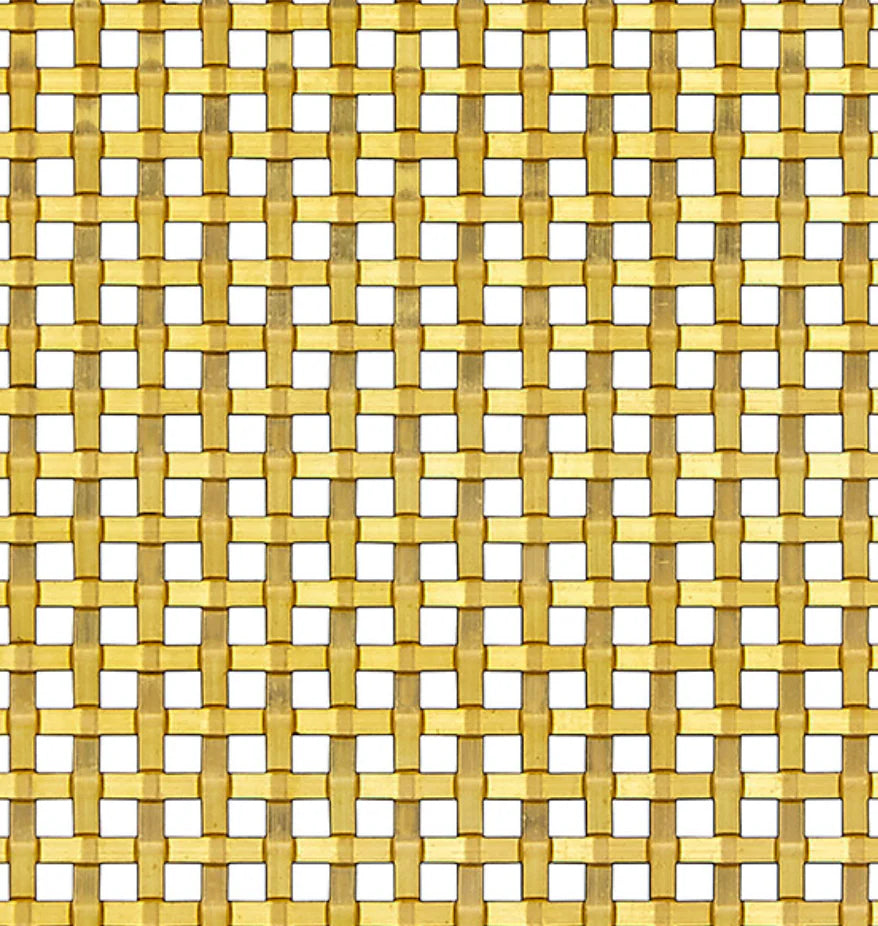 Wire Mesh Brass Architectural Woven Satin Brass Creative Grille B001SB