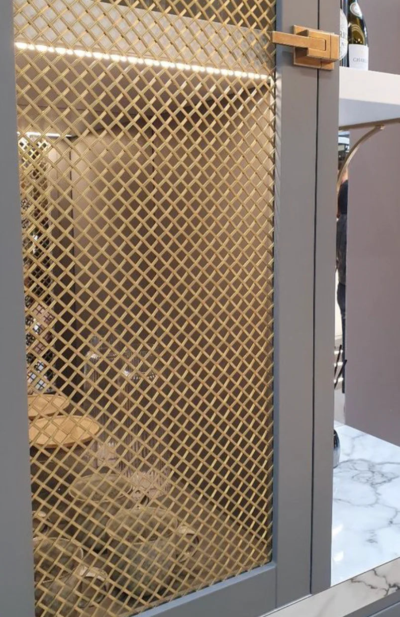 Wire Mesh Brass "TB" Creative Grille Mesh
