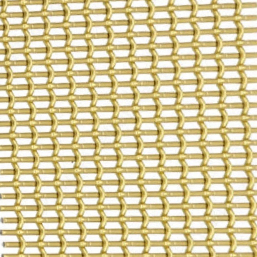 Wire Mesh Brass Architectural Woven Satin Brass Creative Grille B002SB