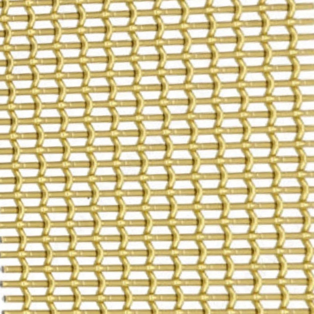 Wire Mesh Brass Architectural Woven Satin Brass Creative Grille B002SB