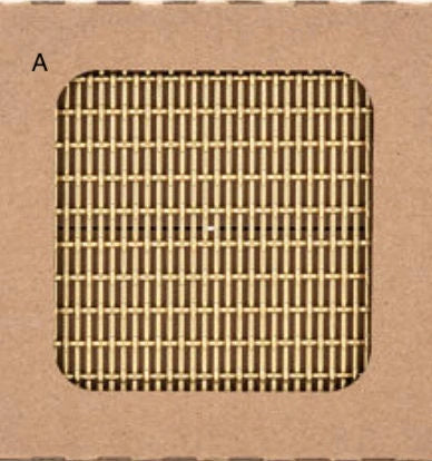 Wire Mesh Brass Architectural Woven Satin Brass Creative Grille B002SB