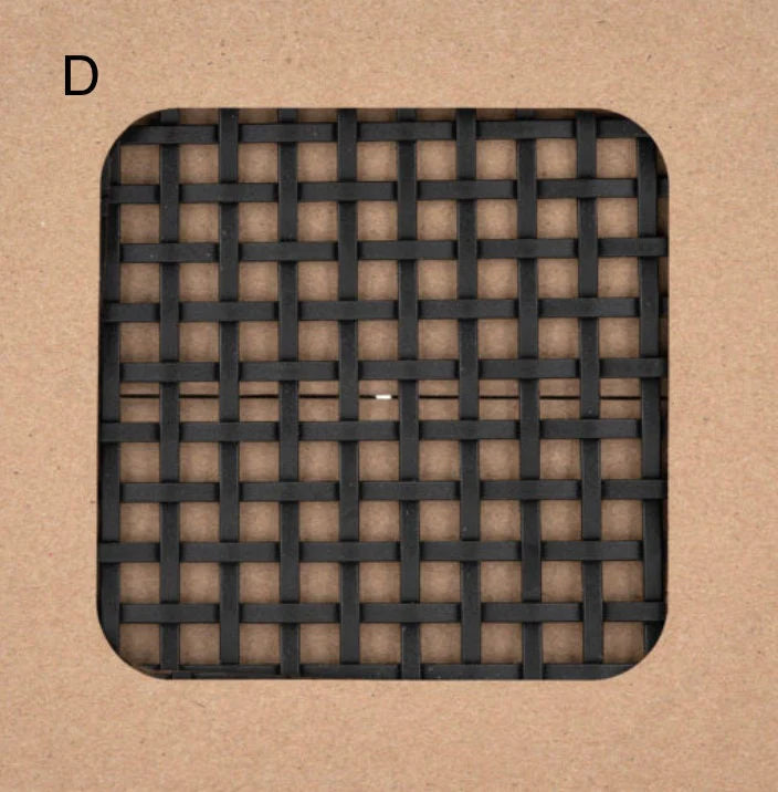 Wire Mesh Black Matte "MBK" Creative Grille Mesh