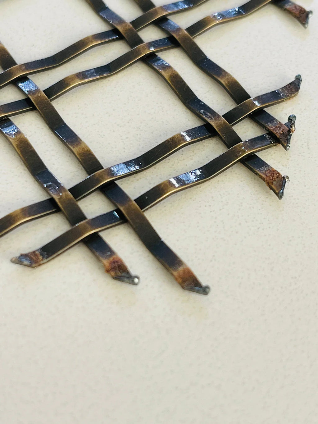 Wire Mesh Antique Brass Finish "BAB" Creative Grille Mesh