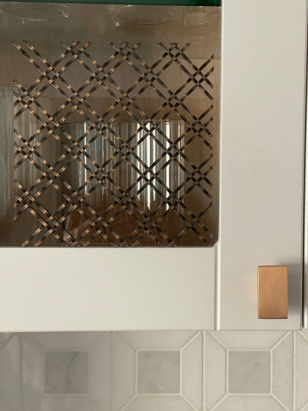 Wire Mesh Antique Brass Finish "BAB" Creative Grille Mesh
