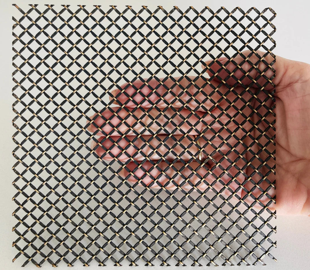 Wire Mesh Antique Brass "MAB" Creative Grille Mesh