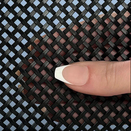 Wire Mesh Black Powder Coated "NASHABZ" Creative Grille Mesh