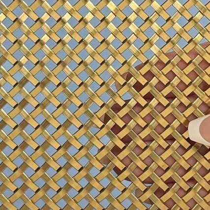 Wire Mesh Brass "NASHB" Creative Grille Mesh