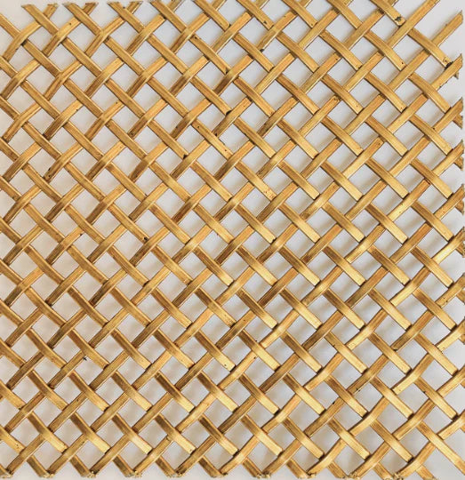Wire Mesh Brass "TB" Creative Grille Mesh